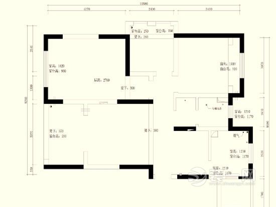 96平米暖色居装修效果图