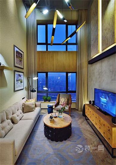 轻工业混搭风格 太原装饰公司推荐复式公寓装修案例