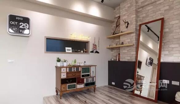 100平混搭风三角形户型装修效果图